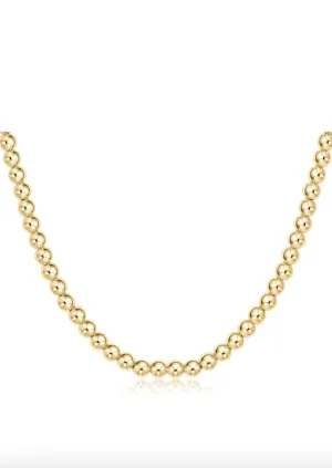 15" Choker Classic Gold - 5mm Bead