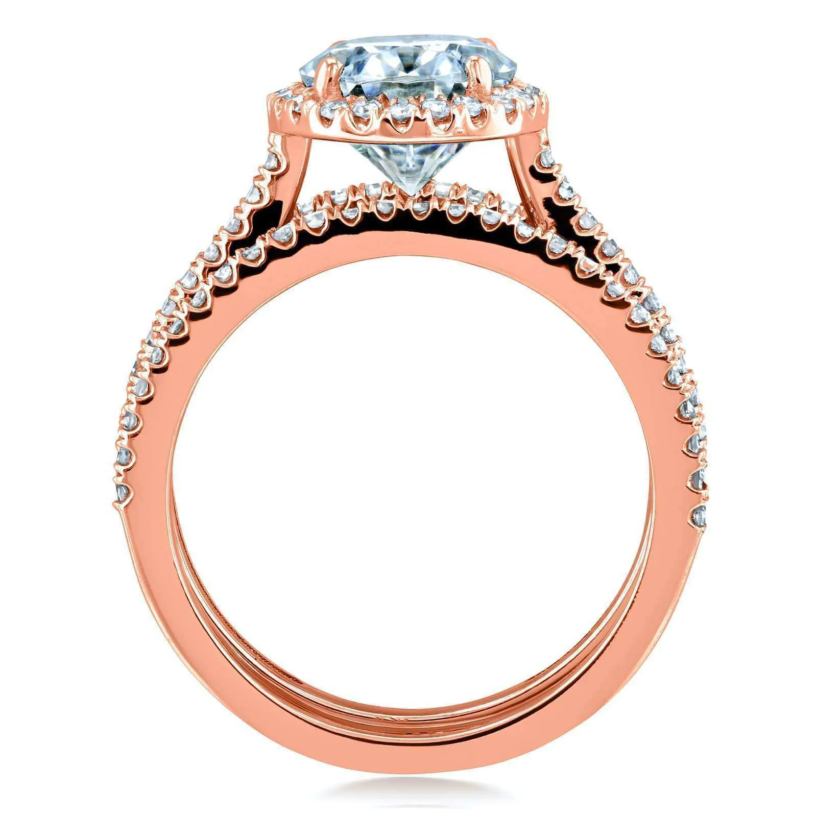 2.5ct Capri Oval 3pc Pink Bridal Set (DEF/VS)