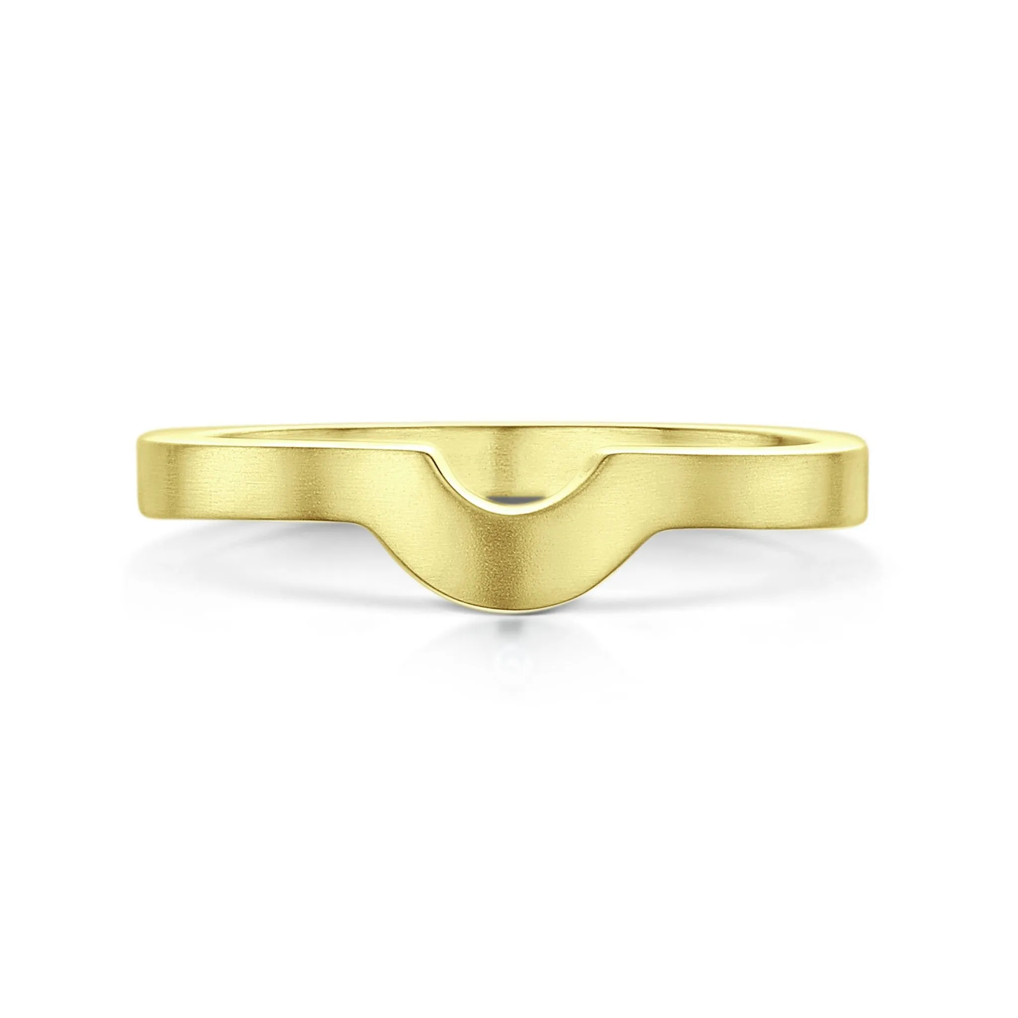 Arch Wedding Band in 18ct Yellow Gold (R0181)