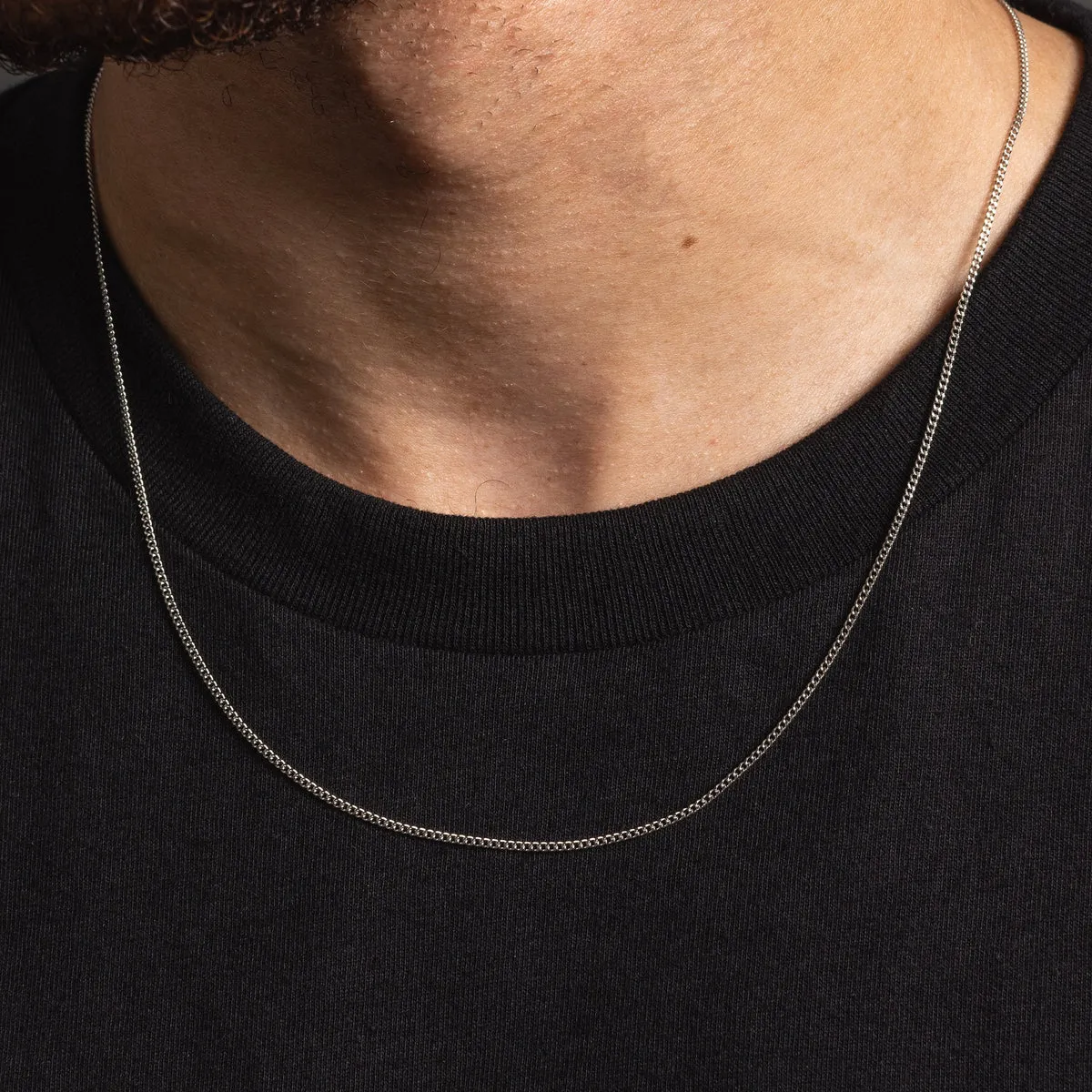 Artsy Cuban Link Chain 2mm Silver