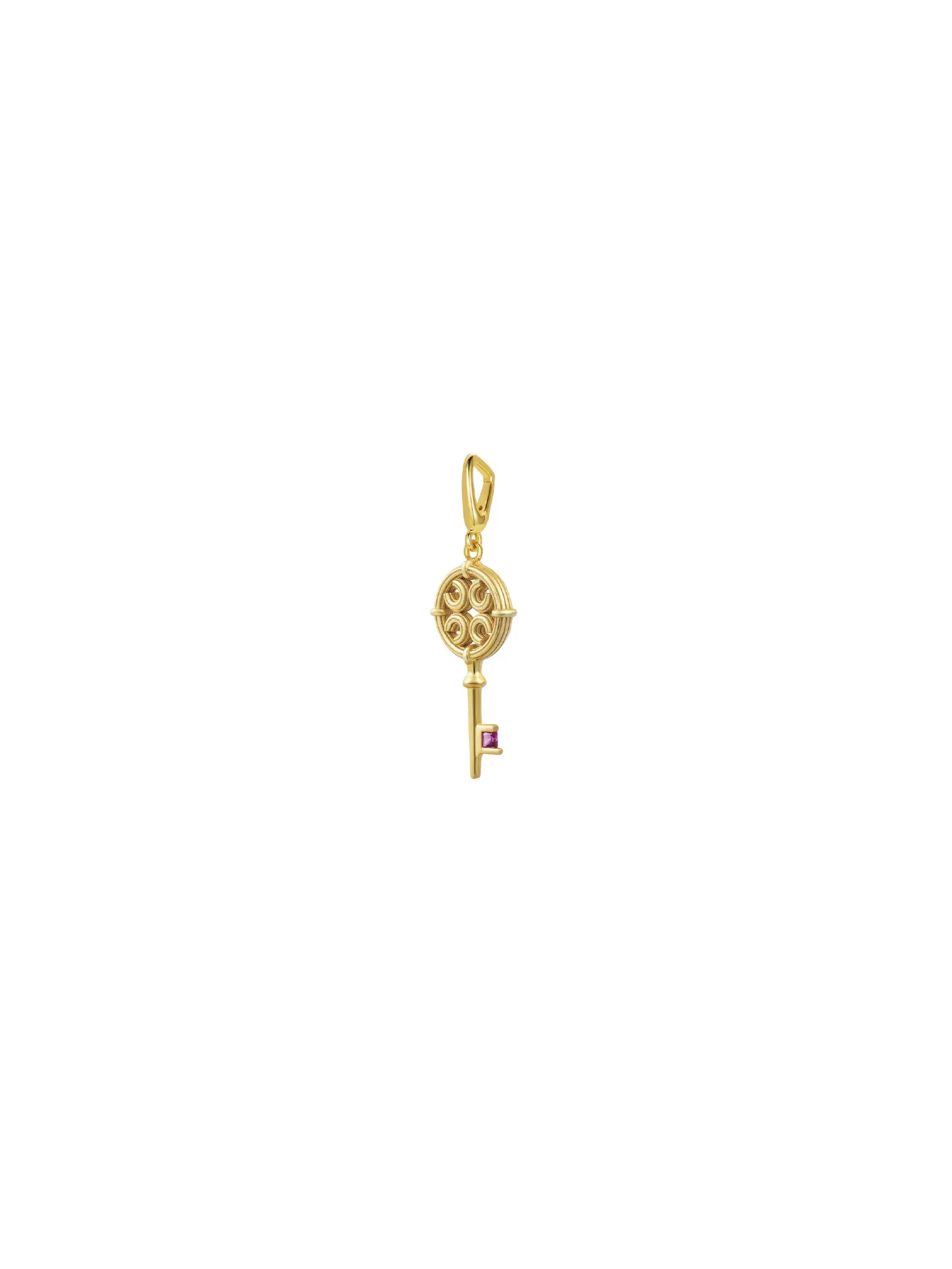 Astral Key Charm - Fuchsia