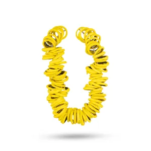 Bangle Hara - 5 Inches | Yellow Colour Bangle Mala/ Valaiyal Malai/ Bangle Garland for Deity/ 40 Gms Approx