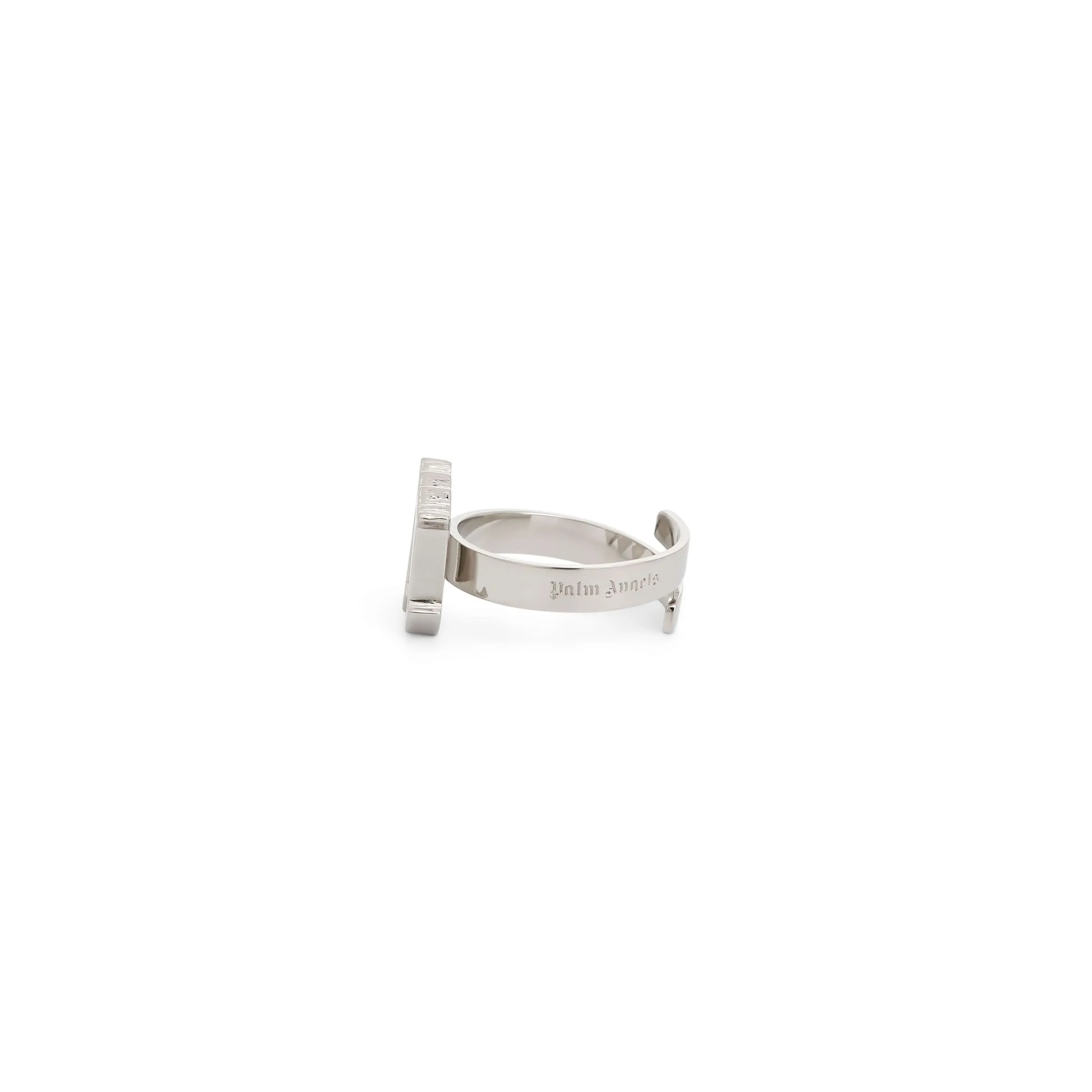 Bicolour Palm Ring Set in Gold/Silver