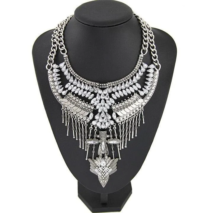 Bohemian Carved Vintage Necklace