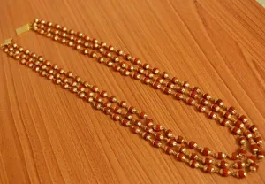 Brown crystal necklaces