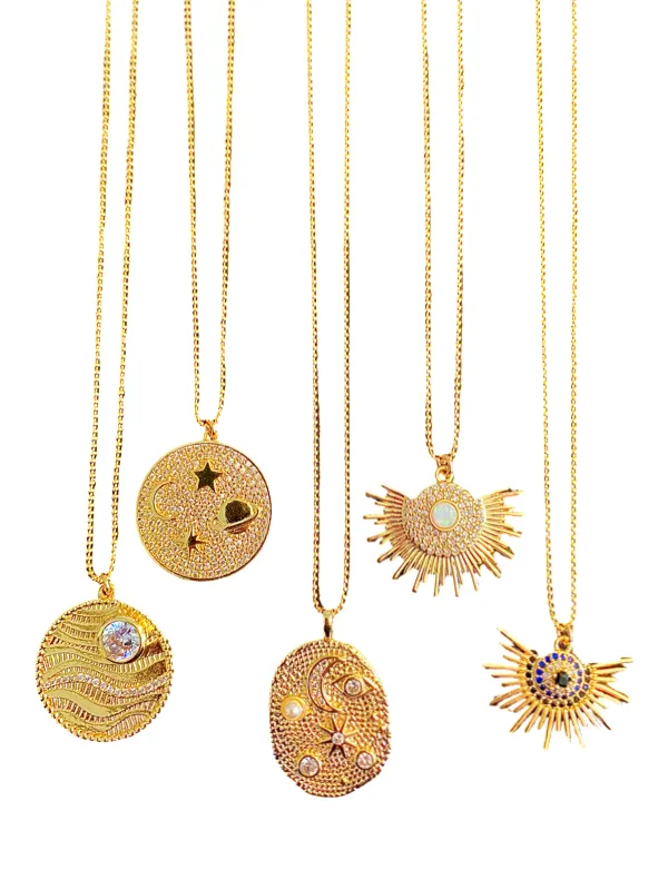 Celestial Charm Necklaces