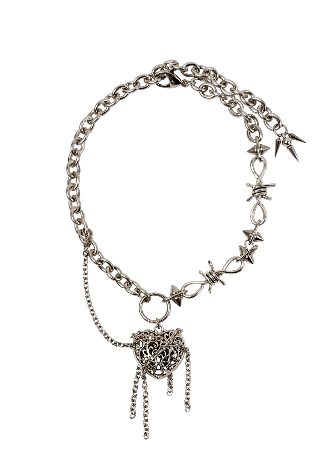 CHAINED HEART NECKLACE