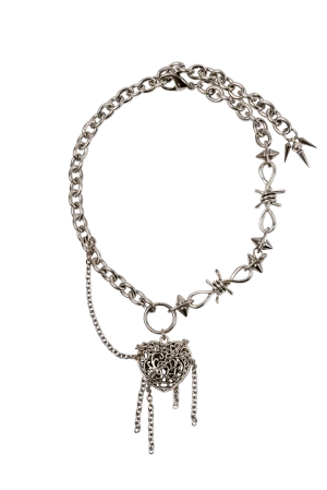 CHAINED HEART NECKLACE
