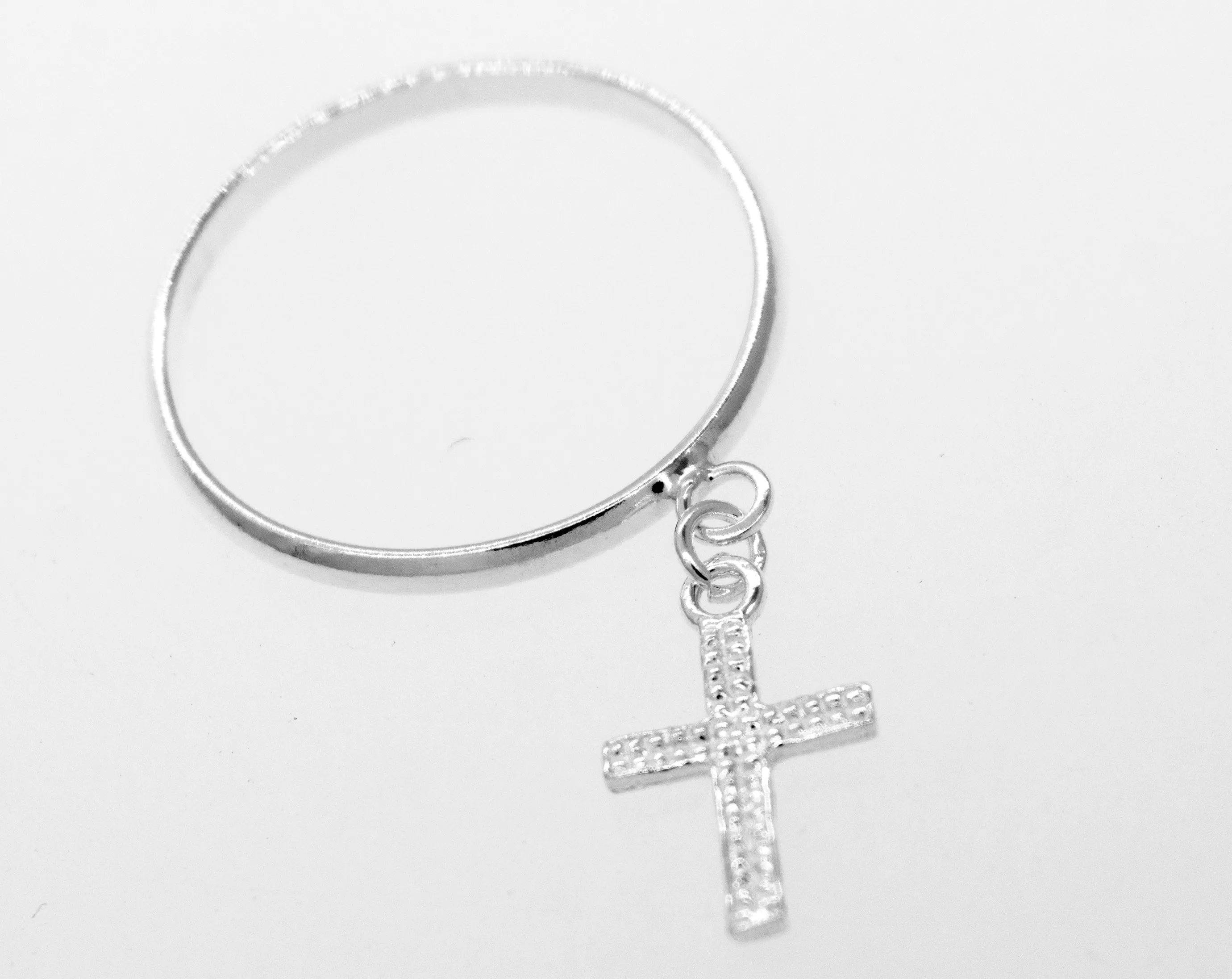 Charm Ring with Cross
