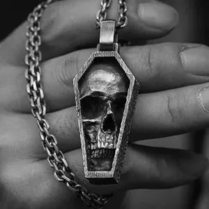Coffin Skull Necklace