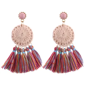 Colorful Tassel Earrings