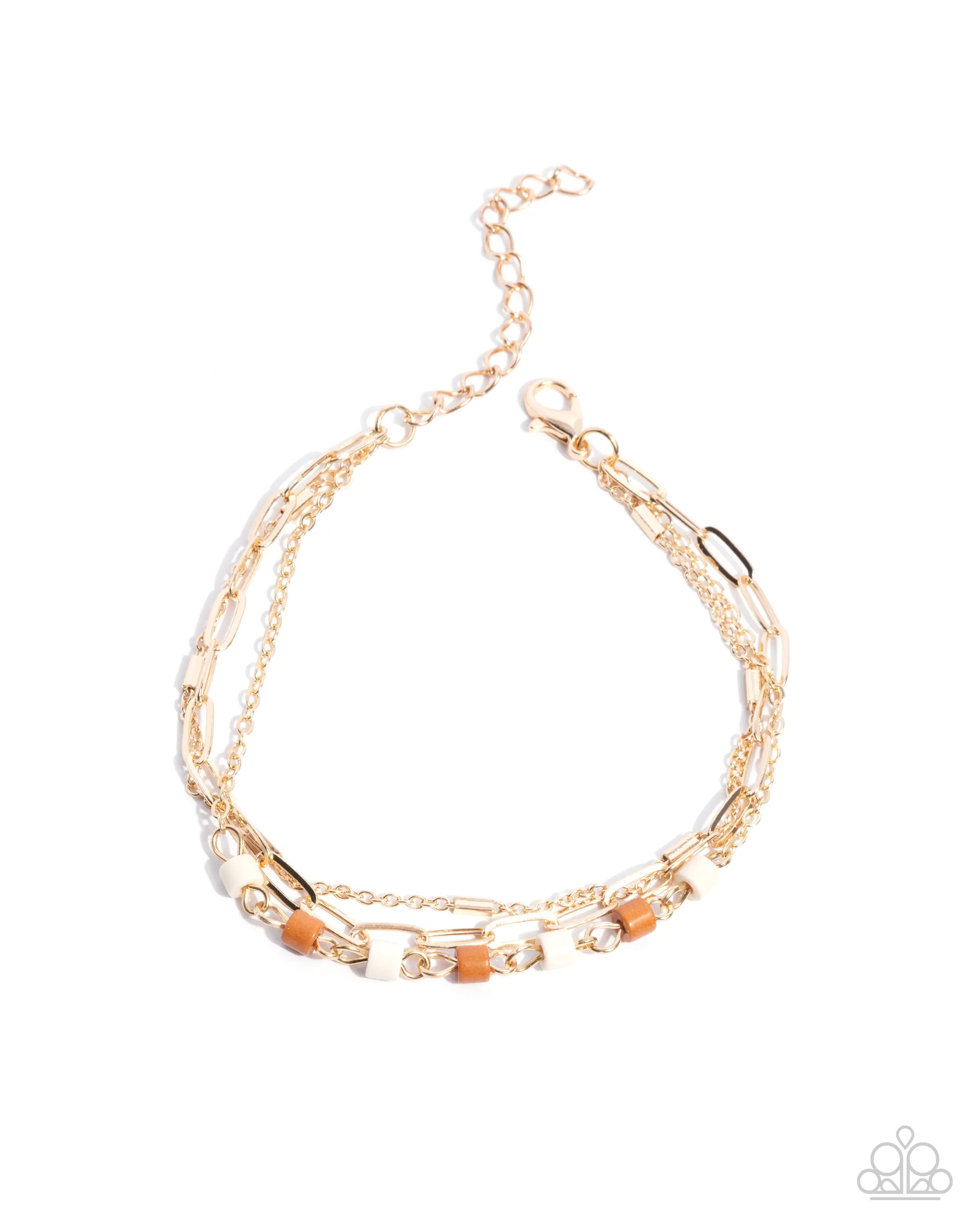 Complete Look: Gold Necklace and Bracelet Set