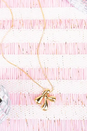 Crystal Avenue Goldtone Bubble Initial 'K' Necklace