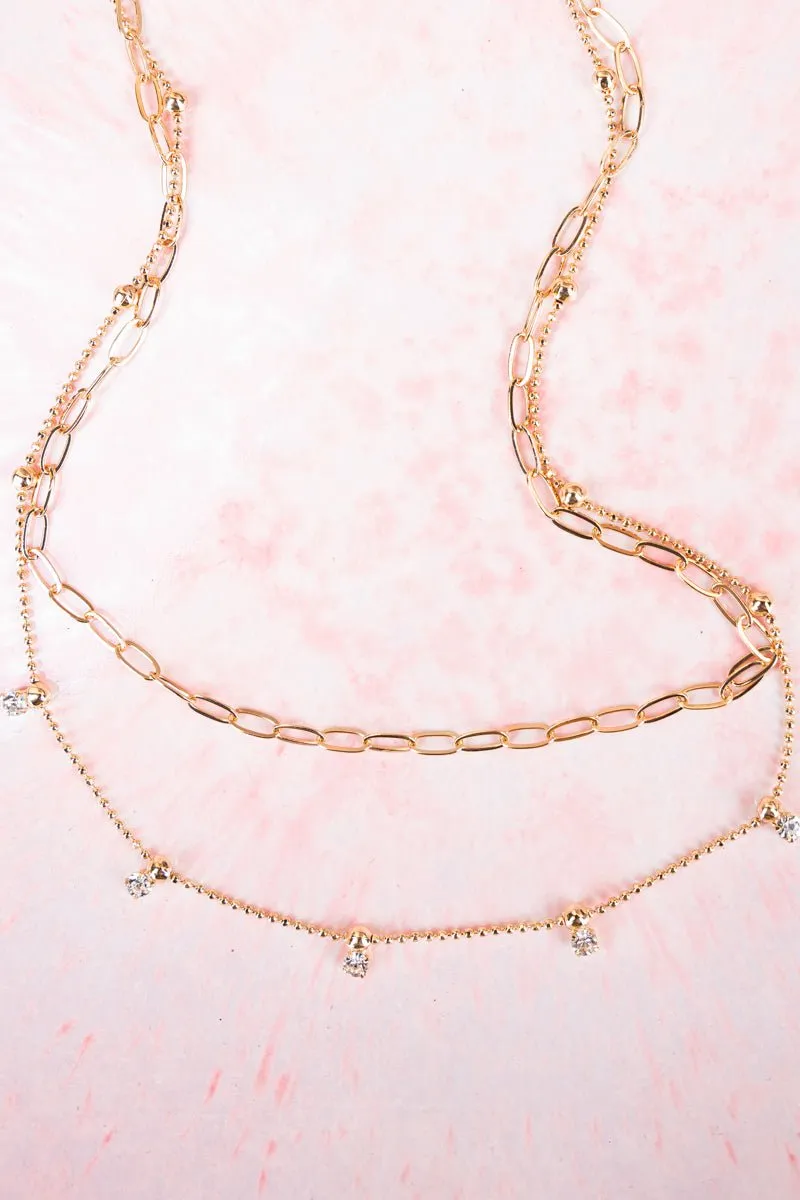 Crystal Avenue Melody Lane Goldton Necklace