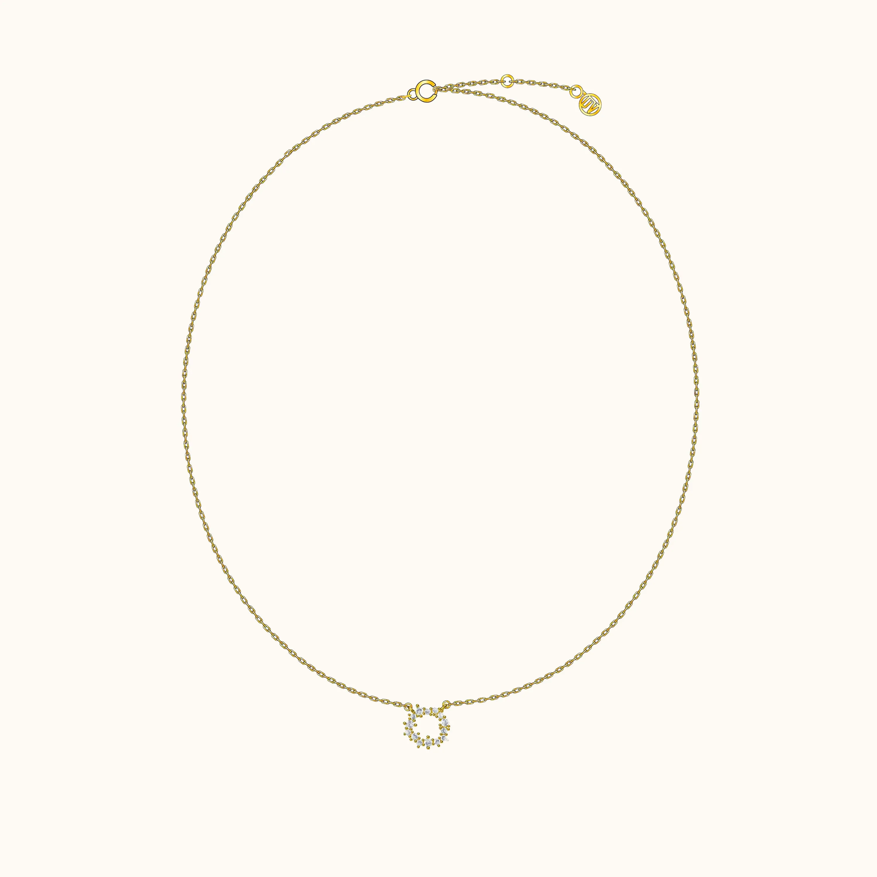 Dainty Floral CZ Necklace