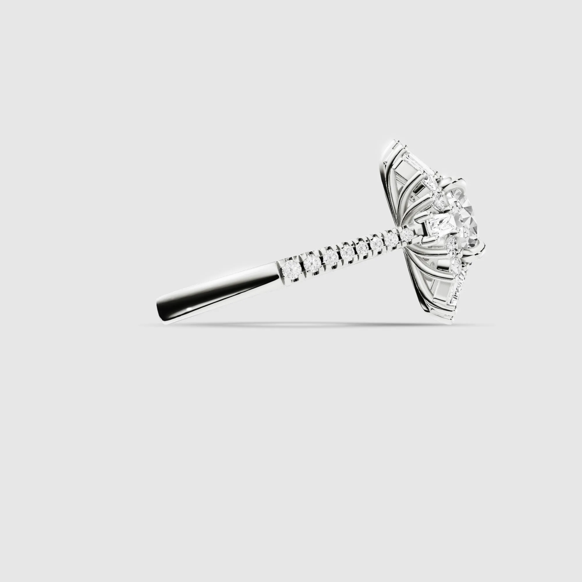 Dawn Lab Grown Solitaire Diamond Ring-Round