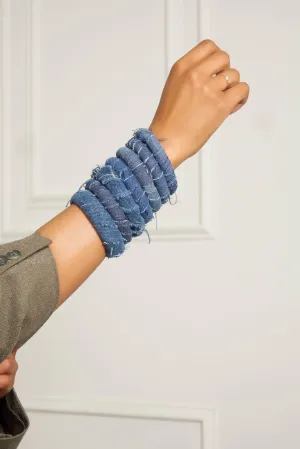 Denim on Denim Bangles 7 Stack