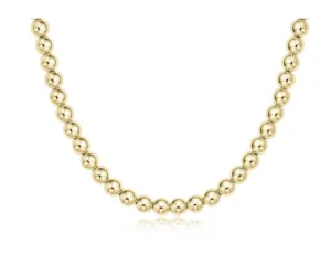 E Newton 17" Choker Classic Gold 3mm Bead