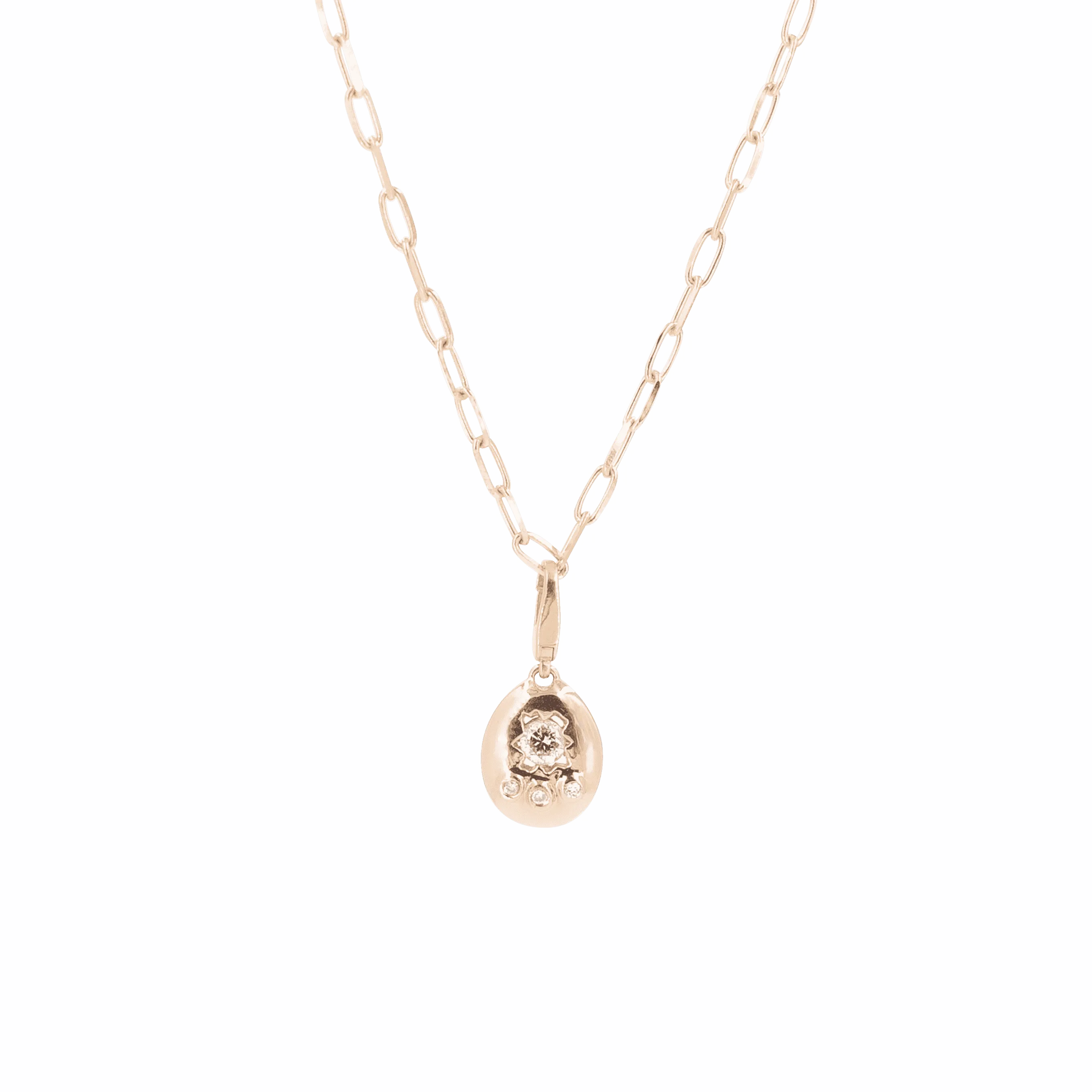 Egg machine necklace