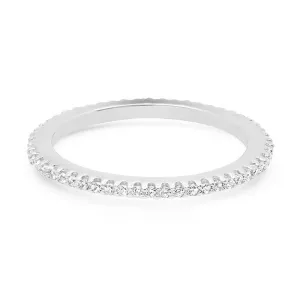 ETERNITY RING WHITE, SILVER