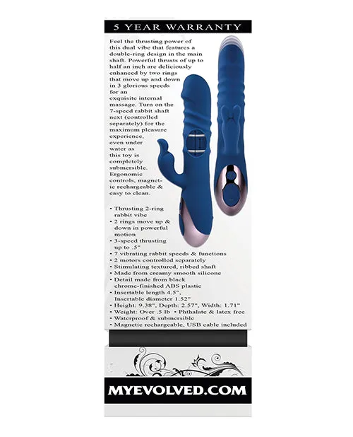 Evolved The Ringer Rechargeable Thrusting Rabbit