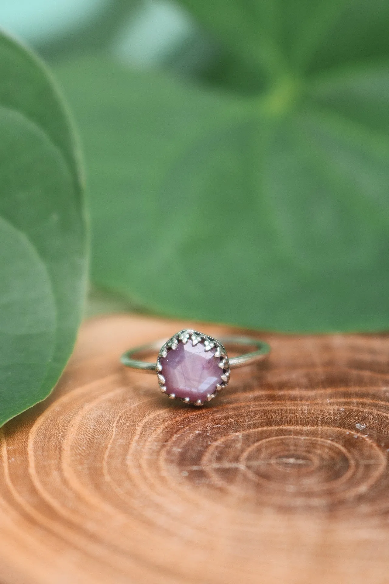 Faceted Kaleidoscope Rings