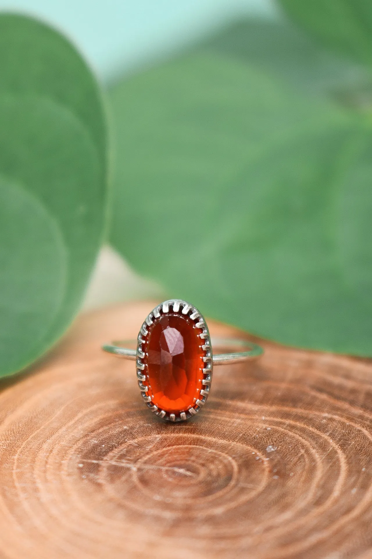 Faceted Kaleidoscope Rings