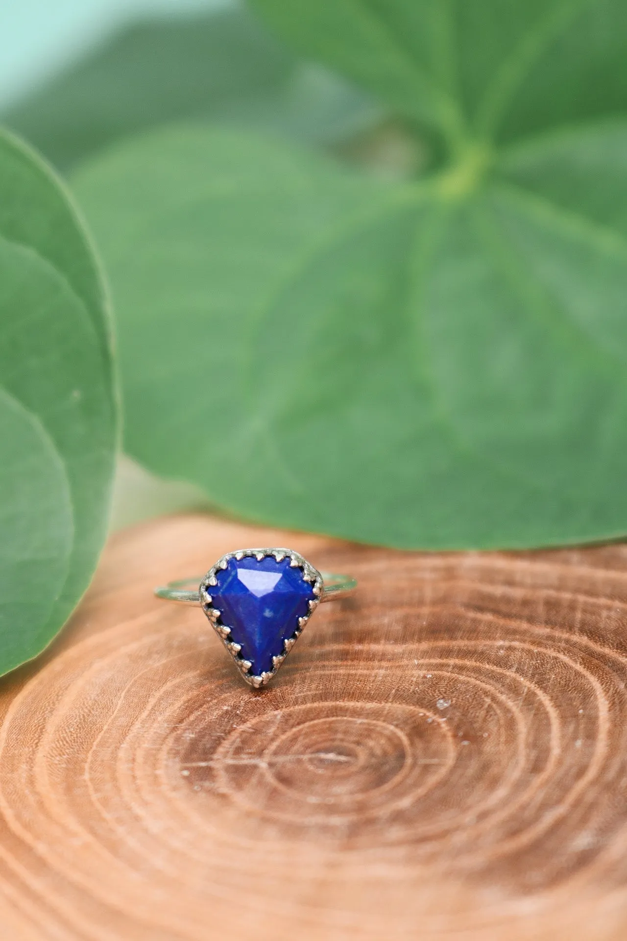 Faceted Kaleidoscope Rings