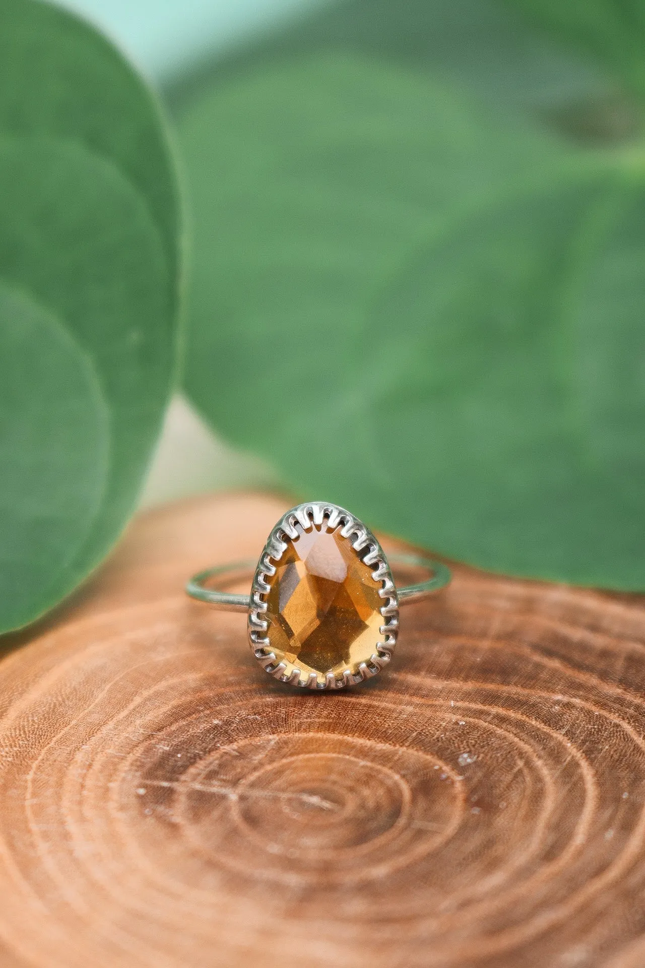 Faceted Kaleidoscope Rings