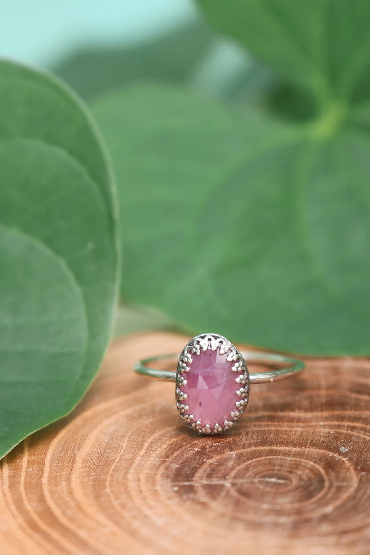 Faceted Kaleidoscope Rings