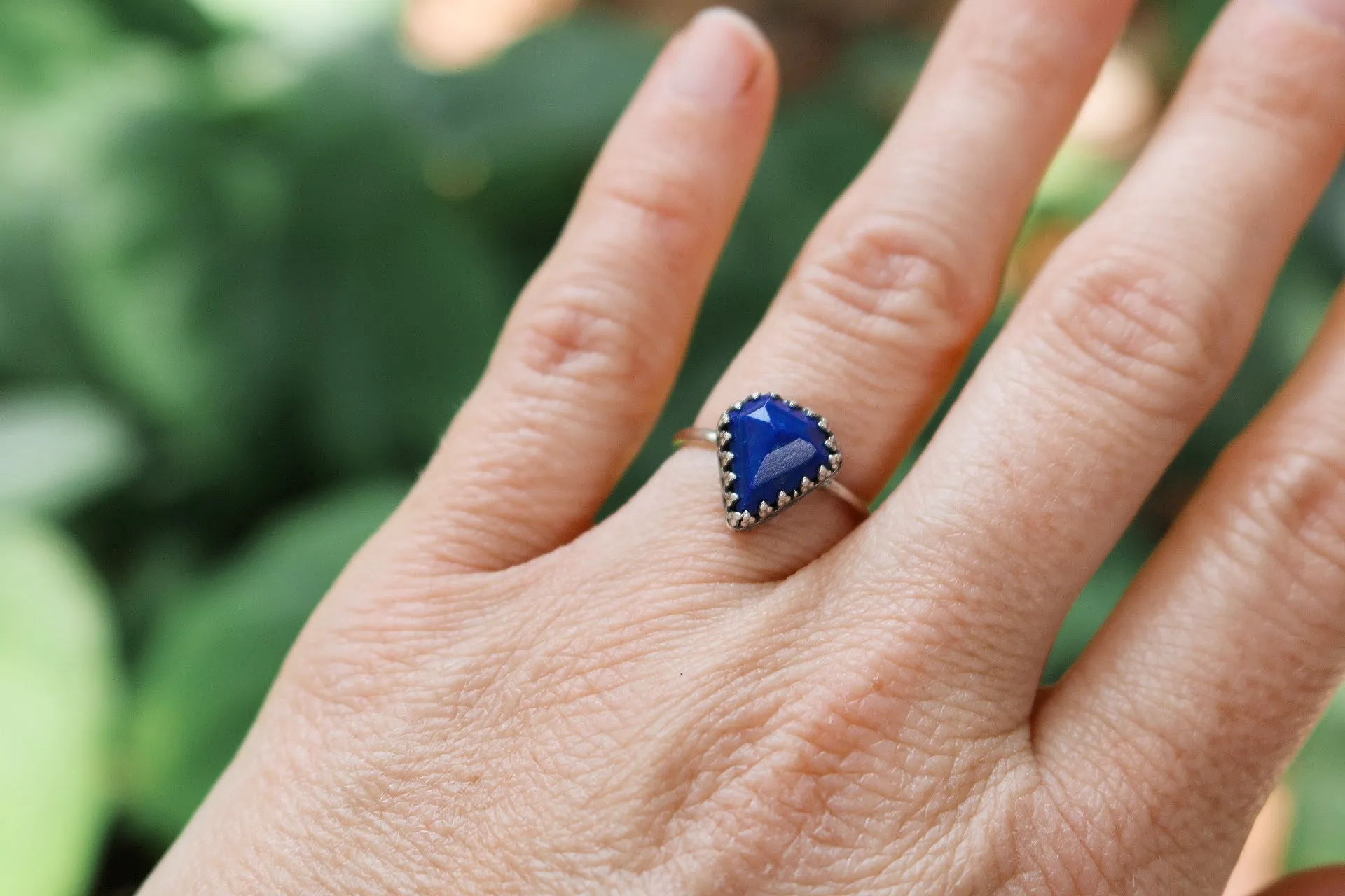 Faceted Kaleidoscope Rings