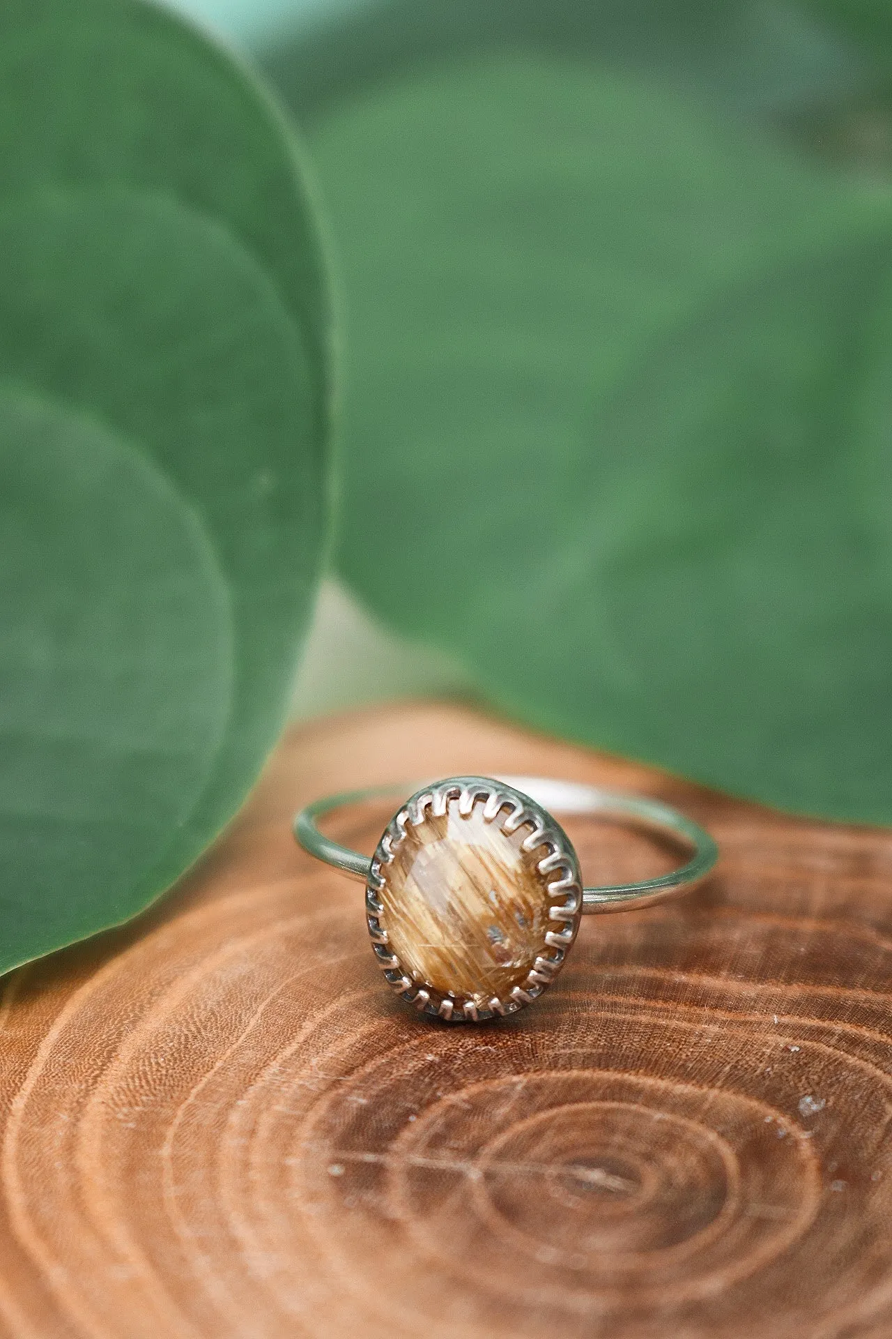 Faceted Kaleidoscope Rings