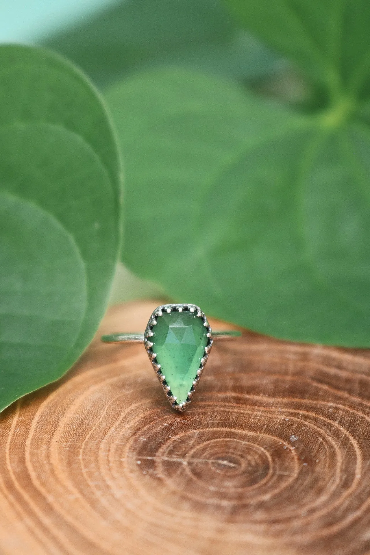 Faceted Kaleidoscope Rings