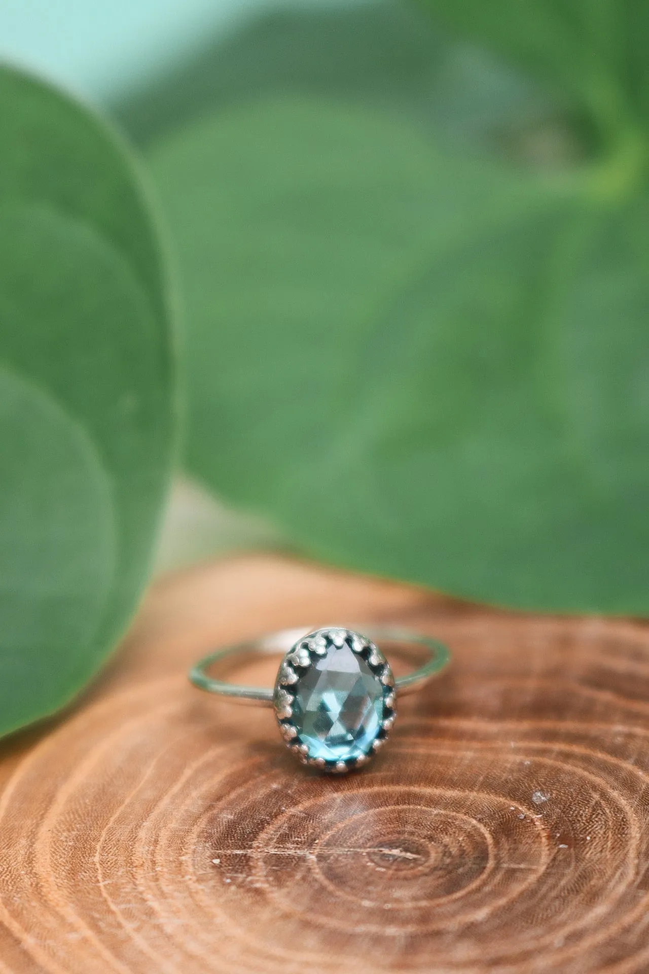 Faceted Kaleidoscope Rings