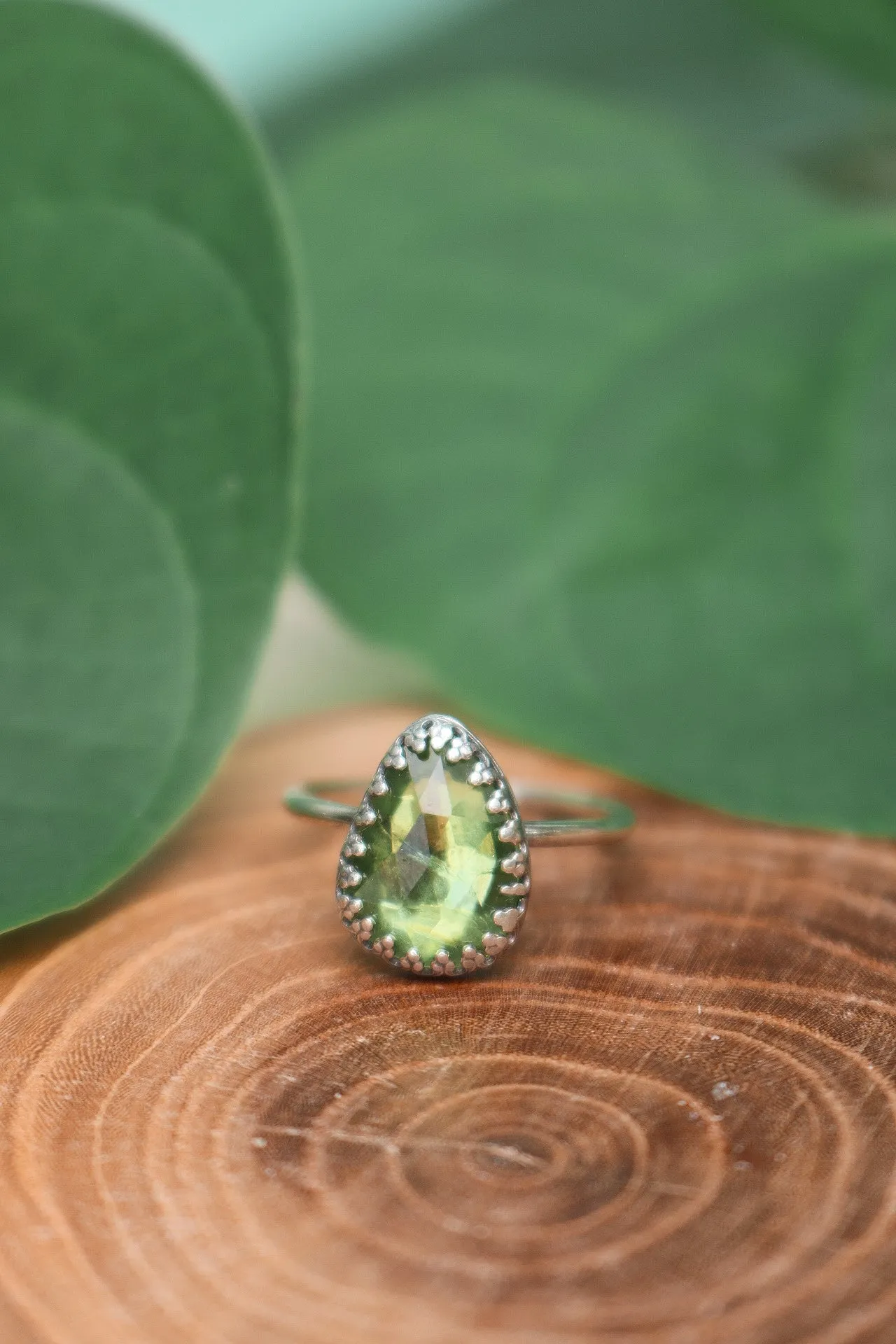 Faceted Kaleidoscope Rings