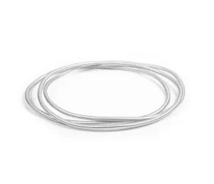 Fairley Multi Bangle Set Silver