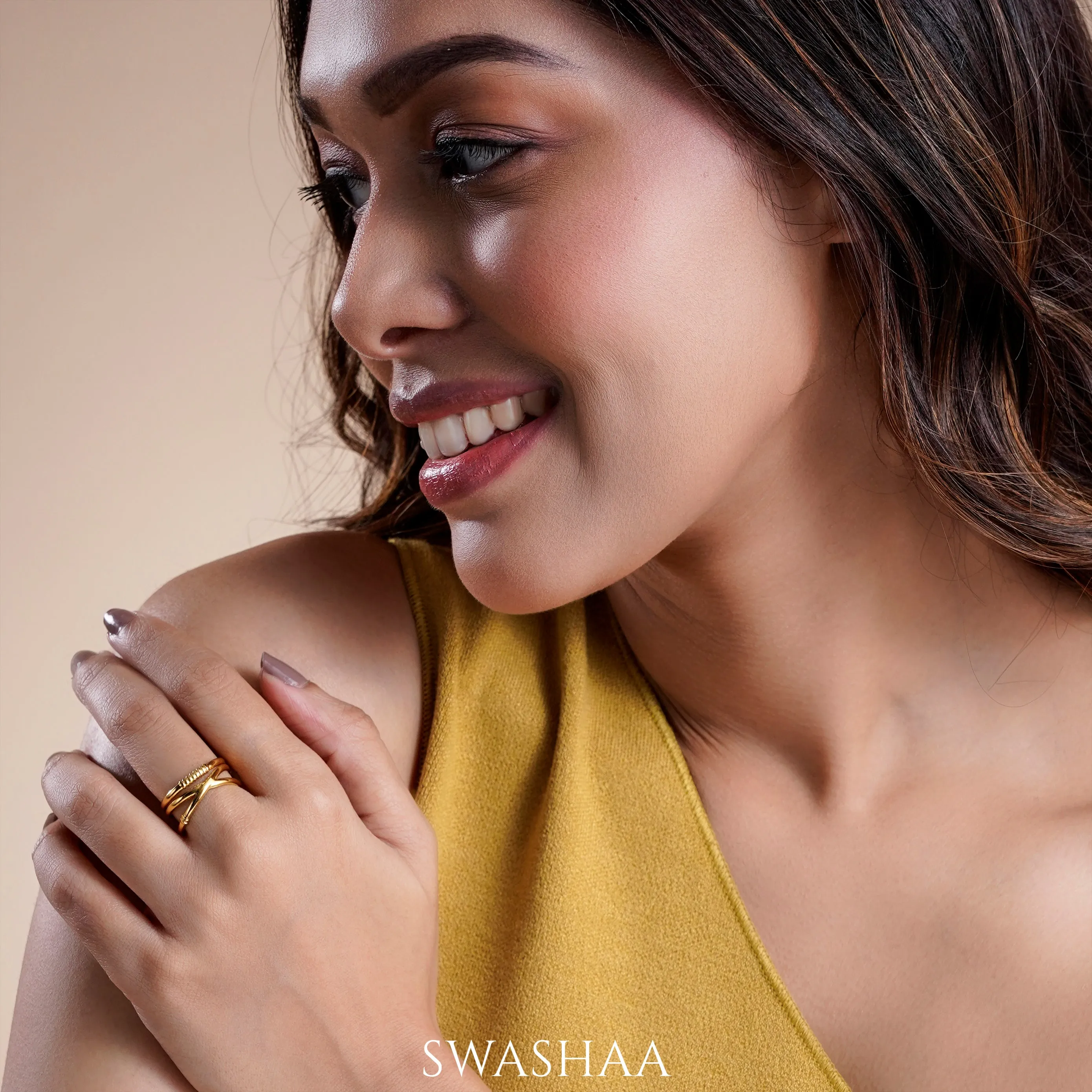 Gargi 18K Gold Plated Ring