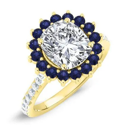 Gazania - Cushion Diamond Engagement Ring