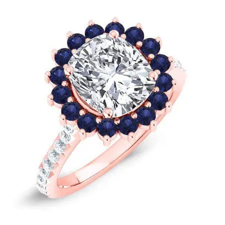 Gazania - Cushion Diamond Engagement Ring