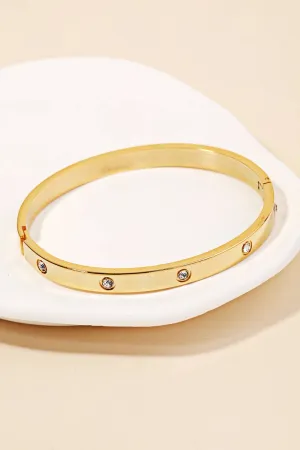 Gold Bangle Bracelet