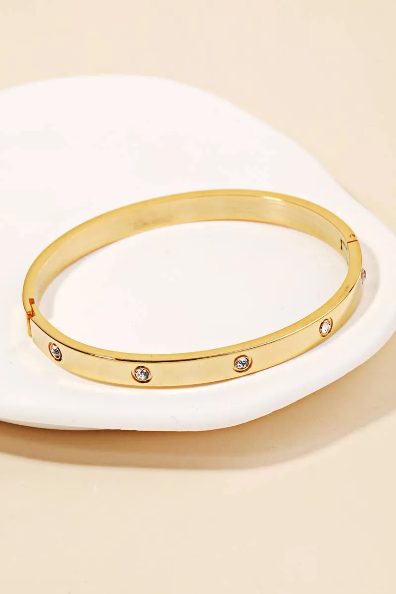 Gold Bangle Bracelet