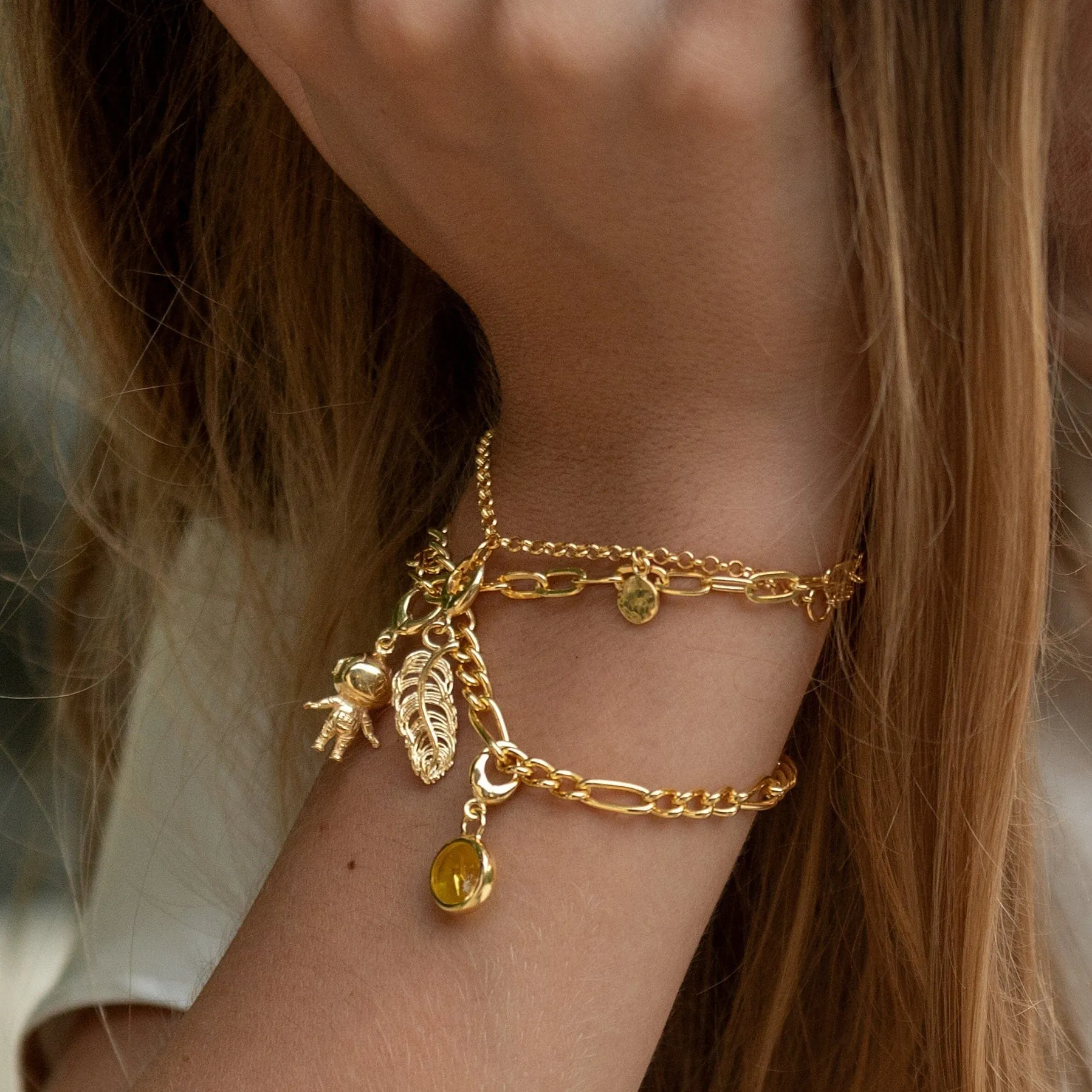 Gold Plated Astronaut Charm