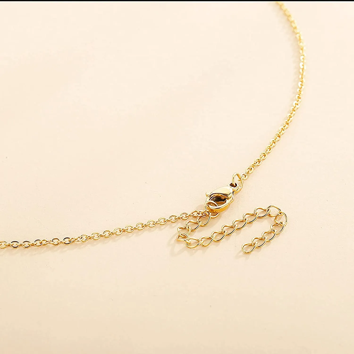 Gold Plated Constellation Pendant Necklace Horoscope Zodiac Sign Coin Charms with Adjustable