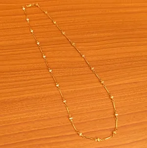GOLD PLATED REAL GOLD LOOK NECKLACE CHAIN