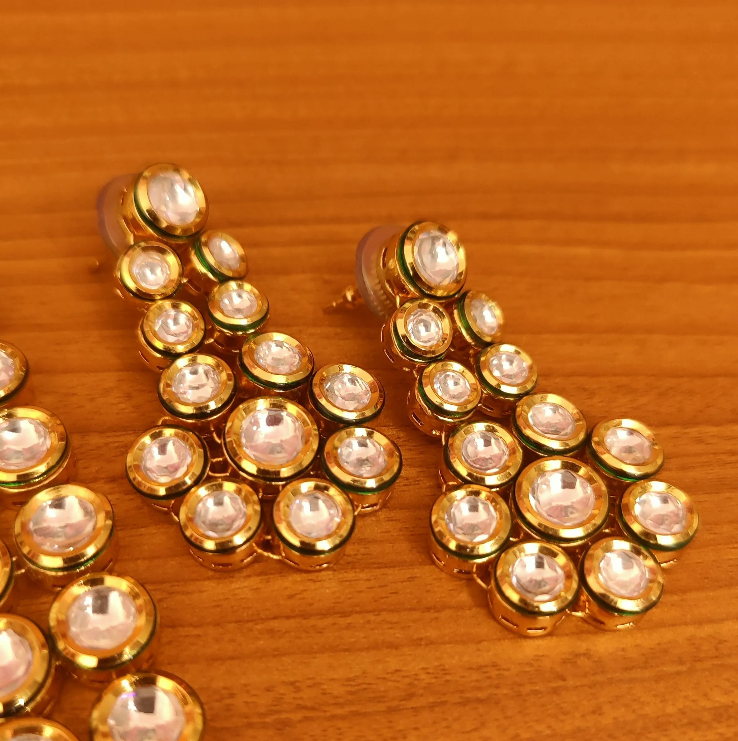 KUNDAN MEENAKARI ROYAL TWO LINE REAL LOOK NECKLACE SET