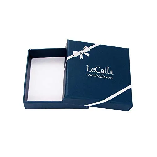 LeCalla 3 Pcs 925 Sterling Silver Minimalist Rings for Women