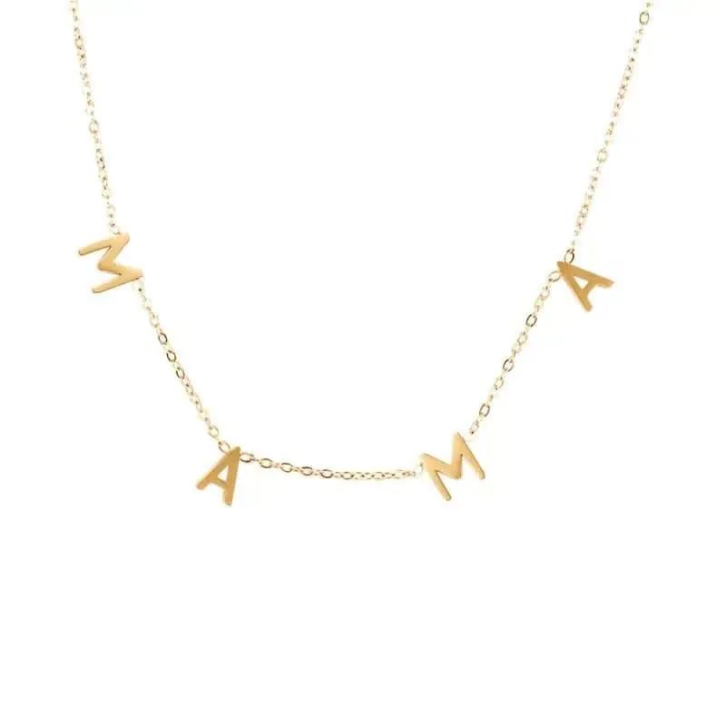 MAMA Stainless Steel Necklace