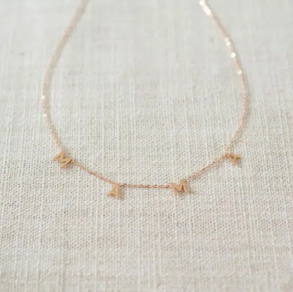 MAMA Stainless Steel Necklace
