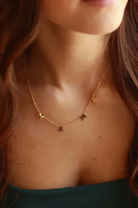 MAMA Stainless Steel Necklace