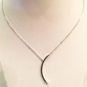 Necklace for woman Sterling CZ zircons on Silver